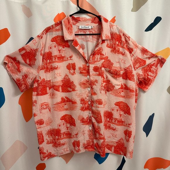 Rachel Antonoff Sopranos Tony Toile shirt 1X (XXXL) - Picture 2 of 6